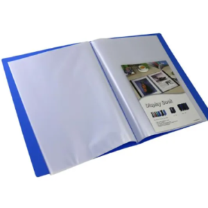Comix Blue Clear File Fs - 40 Pocket