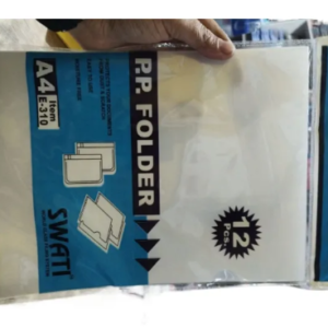 L Shape Plastic Folder 12 Pcs Set
