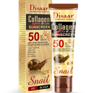 Disaar Collagen Snail Sunscreen SPF 50 PA+++ UVA/UVB - 50ml