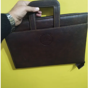 Adzone 60 Pocket B4 Size Leather Document File Bag With adjustable Handle