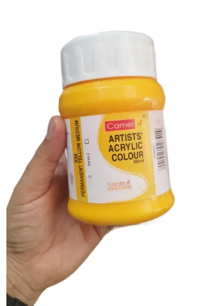 Camel Artist Acrylic Colour 500 ML Single Bottle - Image 6