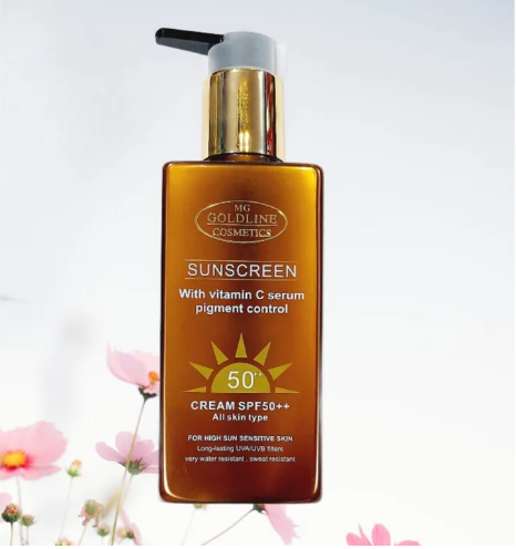 MG Goldline Pigment Control SPF50++ Sunscreen With Vitamin C Serum 100gm