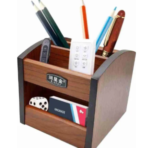 Woden Pen Holder/ Desk Organizer