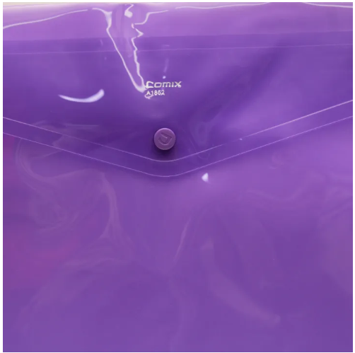 Purple Color Comix A3 Clear Bag - Image 4