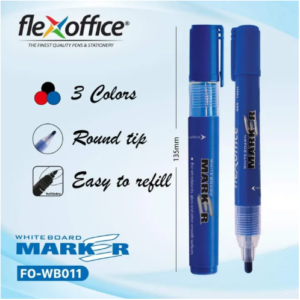 Flex Office Board Marker Black Ink 20 Pcs Box